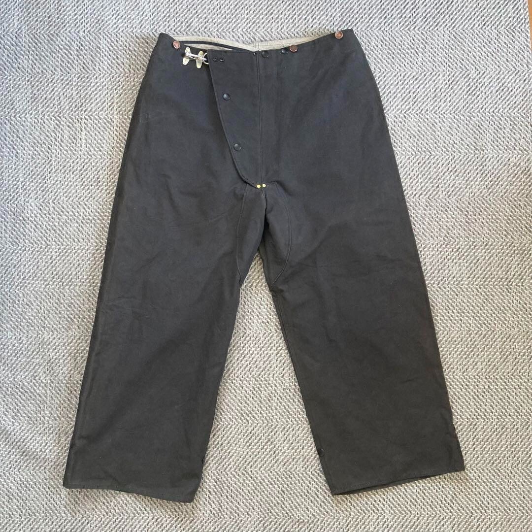 50s Janesville Fireman Pants Cinch Back w/ Liner Deadstock