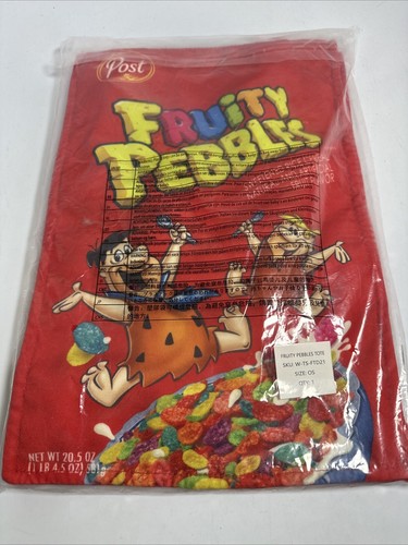 Cakeworthy Fruity Pebbles The Flintstones Canvas Tote Shoulder Bag Cereal Red - Picture 7 of 8