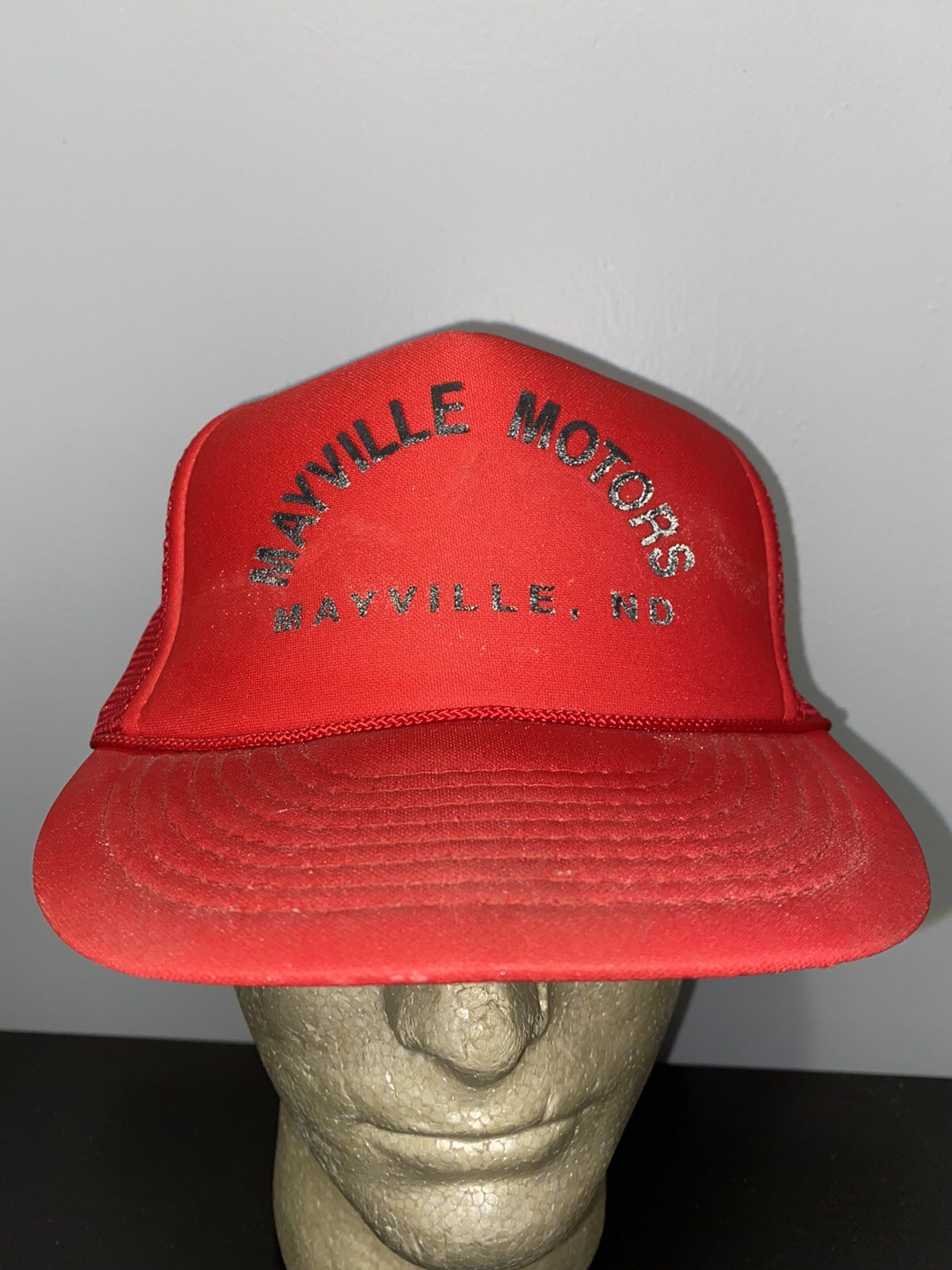 Vintage Mayville Motors North Dakota Mesh Snapback Tr… Gem