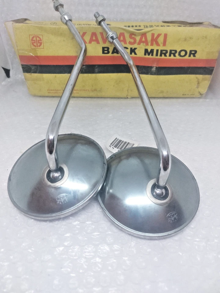 Espejo retrovisor original Kawasaki GA GA2 GA3 G3SS GA5 B1 A1 G7 A7 MC1 2 lado izquierdo nuevo de stock Foto 4 de 4