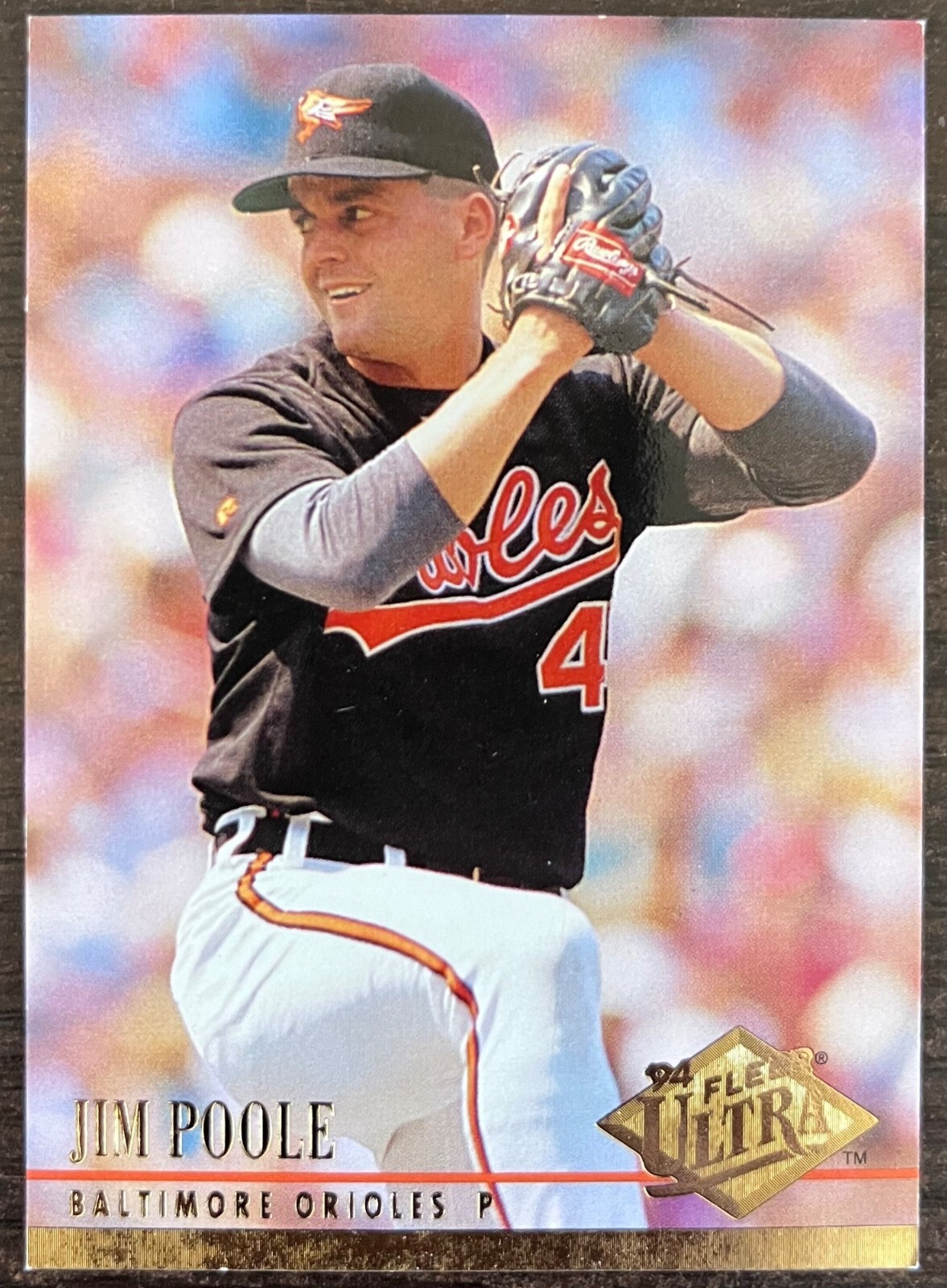 1994 Fleer Ultra #8 Jim Poole Baltimore Orioles MLB Major League Baseball Card
