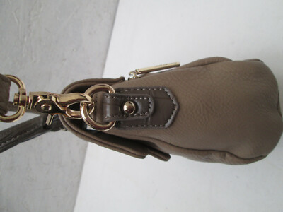 Sac Bandoulière Vintage PAQUETAGE Similicuir Beige - Occasion En Parfait état, Made In France