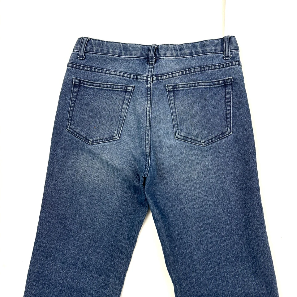 Vaqueros Denim Faded Glory Cintura Ajustable Pierna Recta Niño Talla 18 Azul Oscuro Foto 3 de 3