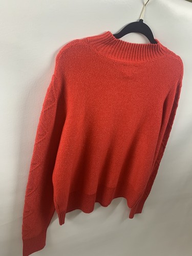 Maglione Maglia Lucky Brand Diamante Rosso Bobble, Donna XL - Foto 7 di 10
