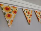 Sunflower Fabric Bunting