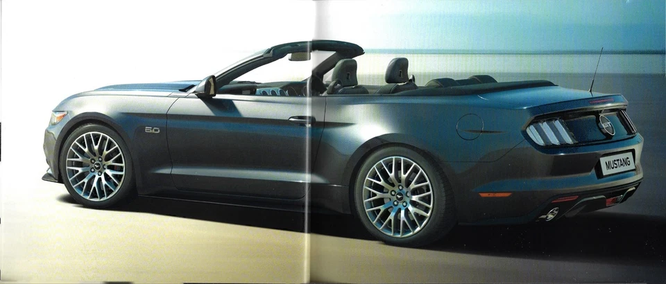 Ford Mustang 2017 UK Market Brochure Fastback & Convertible 2.3 & 5.0 V8 GT - Image 3 of 3