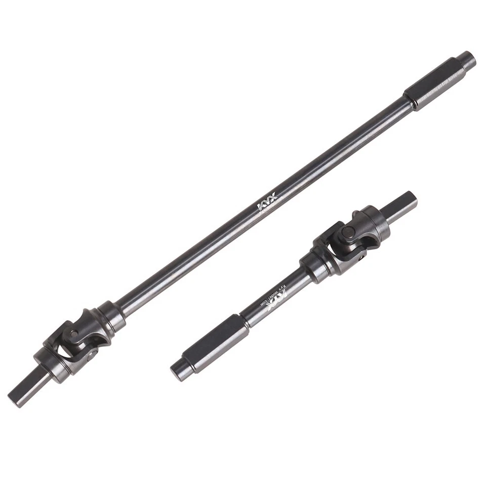 KYX Hard Steel Front Portal Axle Drive Shaft Upgrades for 1/8 Axial AXP8 Gilamon - Image 2 of 4