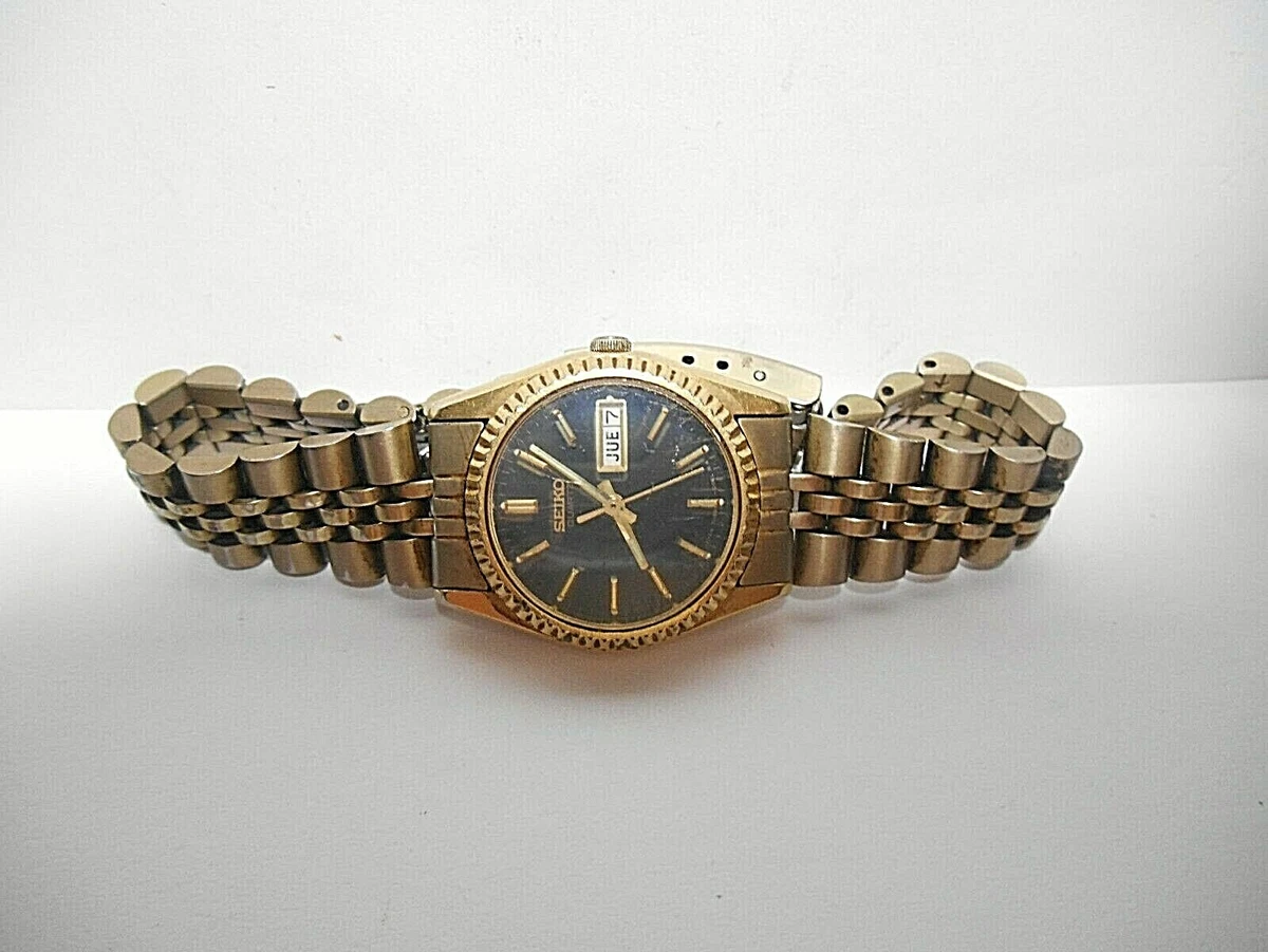 VINTAGE SEIKO LADIES TWO TONE STAINLESS WATCH 7N83 0049