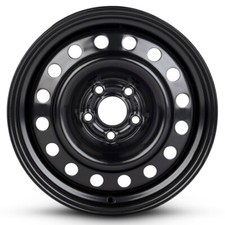 New Wheel For 1995-2005 Pontiac Sunfire 15x6 Inch Steel Rim Painted Black