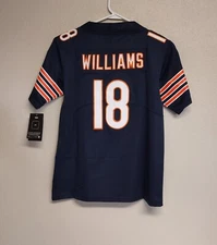 YOUTH CHICAGO BEARS #18 Williams Customized Stitched Jersey Size M (10/12) NWT