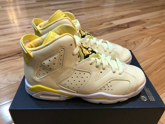 jordan retro 6 yellow