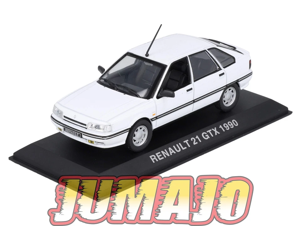 BJ1 Voiture 1/43 JUMAJO Renault 21 GTX 5 portes blanche 1990