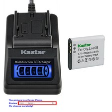 Kastar Battery LCD Quick Charger for Olympus Li-90B Li-92B Olympus UC-90 LI-90C