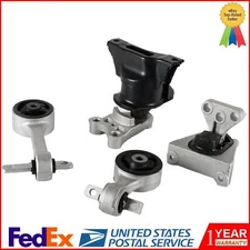 4Pcs Transmission Engine Motor Mount for 2006-2011 Honda Civic 1.8L A4530 A4547