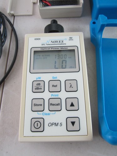 NOYES FIBER OPTIC TEST EQUIPMENT OLS 1 DUAL + OLS 2 DUAL + OPM5-2C w/ Case - Picture 5 of 24