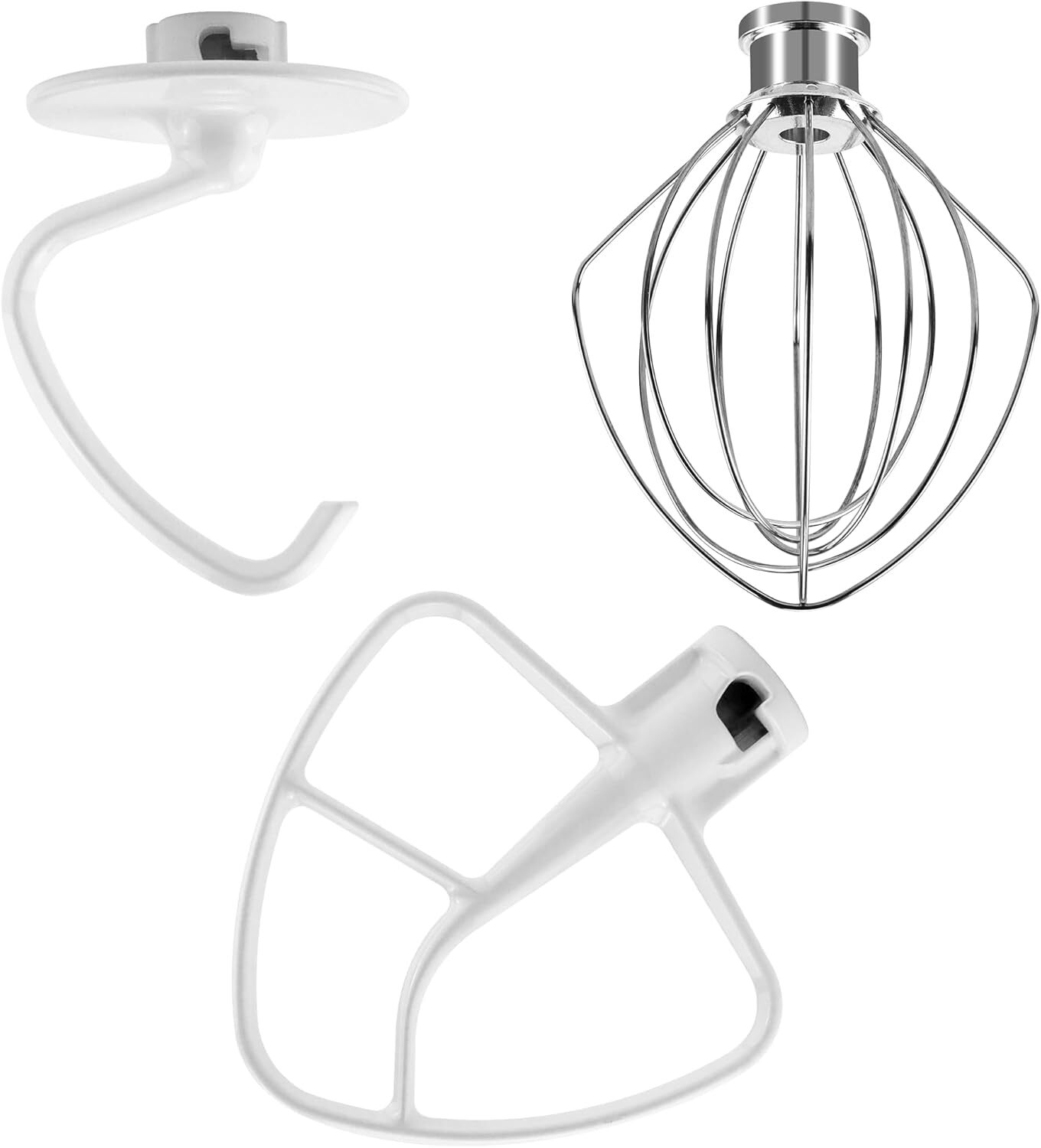 KitchenAid Stand Mixer 3-Piece Replacement Attachments Set for Baking & Cooking Accessories-image