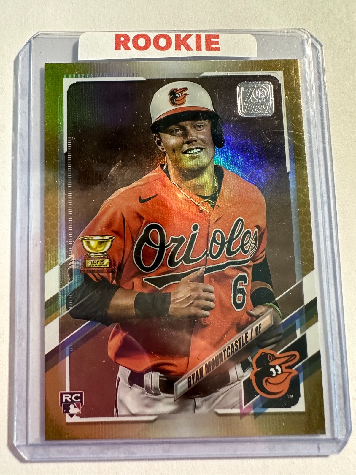 K107,318 - 2021 Topps Gold Foil #143 Ryan Mountcastle