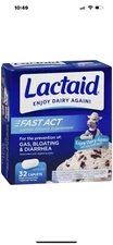 Lactaid Fast Acting Lactase Enzyme Supplement 32 Caplets