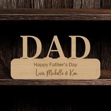 Custom Wooden/ Acrylic Dad/ Grandpa, Happy Father's Day Sign
