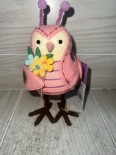 Target Spritz Featherly Friends Easter Fabric Bird Decor Pink Ladybug LADY NWT