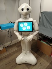 Soft Bank Robotics Pepper Robot with Box and Charger NEEDS PROGRAMMING - USED 