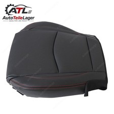 Sitzbezug Sitzfläche für Mazda 3 BM 13-16 Fahrerseite Schwarz Rot