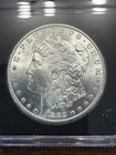 1882-CC MORGAN SILVER DOLLAR. Slabbed Uncirculated. No Grade