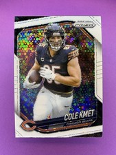 Cole Kmet -2025 Panini Prizm -White Disco Prizm #112 -Chicago Bears