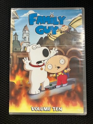 Family Guy: Volume 10 (DVD) 14 Episodes, 3 DVDs Factory Sealed  No Slipcover