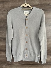 Jack & Jones Herren Strickjacke Grau V-Aussch...