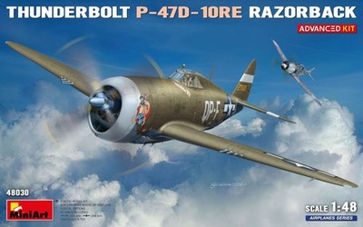 MiniArt 48030 Thunderbolt P-47D-10RE Razorback 1:48 NEU/OVP