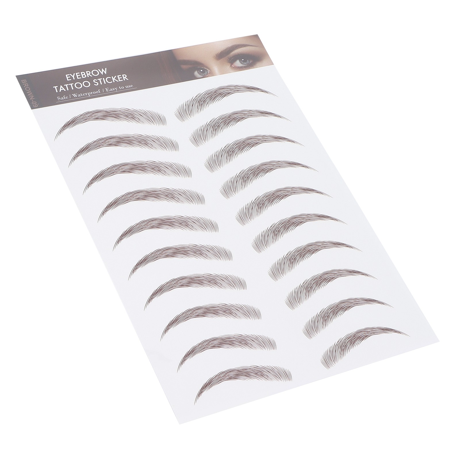 ˜Professional Waterproof Eyebrow Tattoo Sticker Eyebrow Transfer Sticker For
