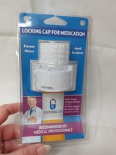 New LOCKING CAP FOR MEDICATION- Gatekeeper 4 Digit Combination Lock on Bottle