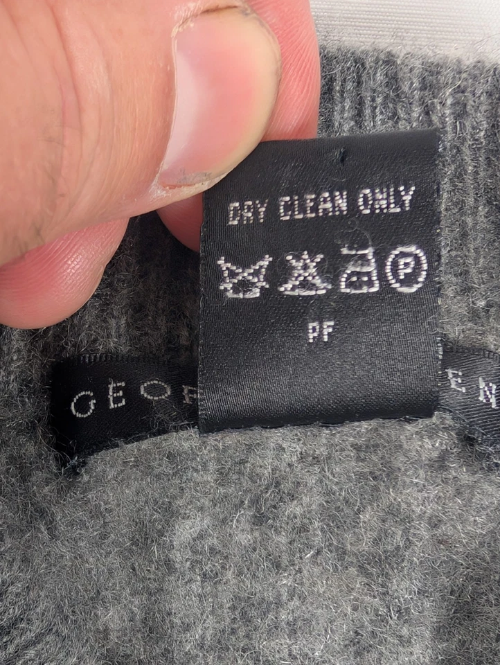 Suéter Geoffrey Beene Gris Cachemira Grande Pullover  Foto 4 de 4