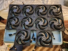 10 X Arctic P14 PWM Fluid Dynamic Bearing 140mm Premium Case Fans