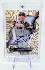 2018 Topps High Tek Nomar Garciaparra Auto Orange Orbit Diffractor /25 Red Sox
