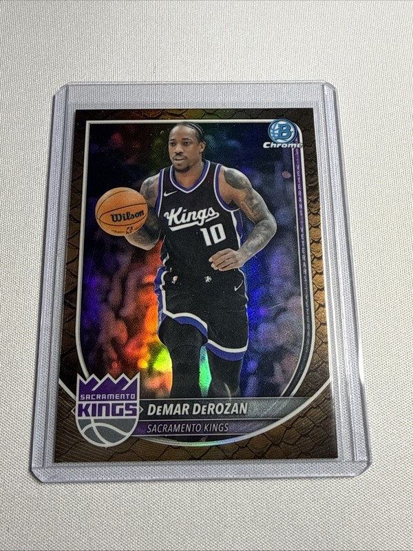 Topps 2026 Bowman Chrome DeMar DeRozan Sacramento Kings Reptilian Refractor 
