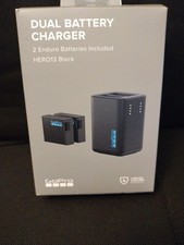 GOPRO DUAL BATTERY CHARGER W/ 2 ENDURO BATTERIES INCLUDED- BRAND NEW SEALED.