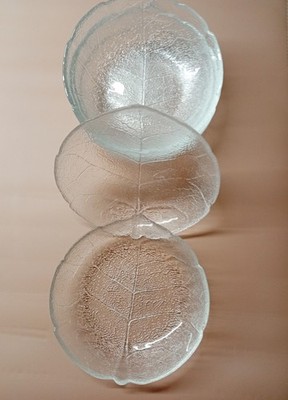 6er Set Schalen, Luminarc Aspen, Blattmotiv, Dessert