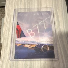 Delta Air Lines Boeing 777-200LR Trading Card #36 2015 Original Non-Sport