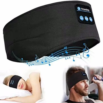 Bluetooth Sleep Mask Headphones Wireless Headband Soft Comfortable Music