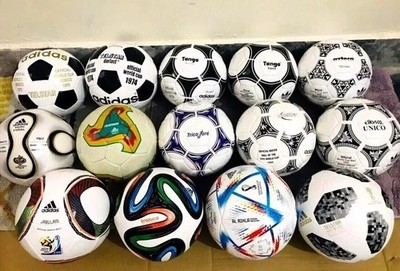 ADIDAS FIFA 2022 World Cup Historical 14 pc Soccer BallCollectors Set Size 5