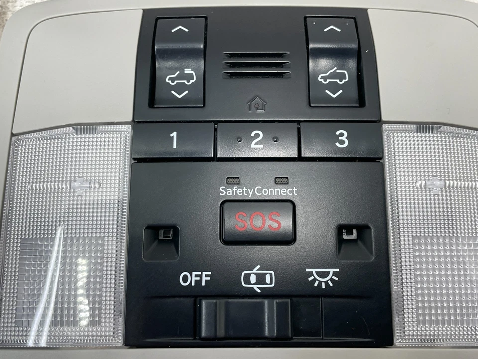 10 11 12 13 Lexus GX460 conjunto de lâmpada cúpula teto superior com fiação 1608 fabricante de equipamento original - Imagem 3 de 4