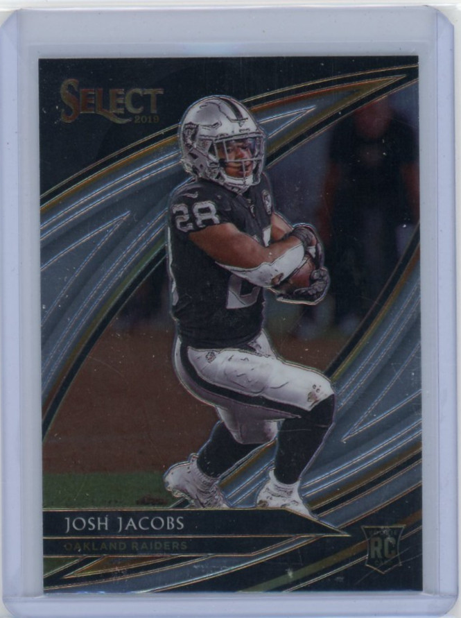 2019 Panini Select Josh Jacobs Field Level Rookie #208 Raiders