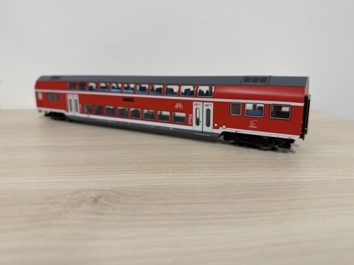 Hobbytrade H0 63123 Doppelstockwagen DBpza RE5 Rostock Innenbeleuchtung DC OVP | Condition: Gebraucht