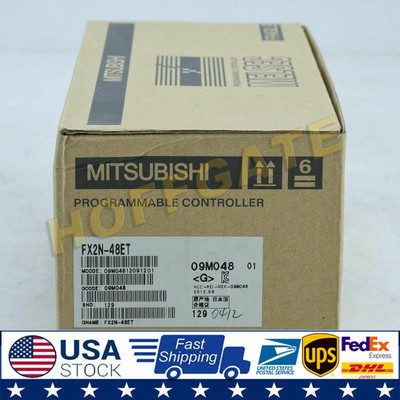 One Mitsubishi FX2N-48ET PLC Module New In Box Expedited Shipping