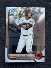 2022 Bowman #BCP-60 Ricardo Genoves Chrome Prospects San Francisco Giants