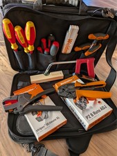 Profi Werkzeugtasche  Weidmüller Stripax Ultimate Crimpzange PZ 6 Roto Jokari
