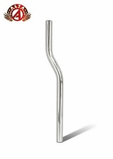 ALTA BMX Bicycle Steel Snake Seat Post 25.4mm Chrome Cruiser Lowrider Bike.