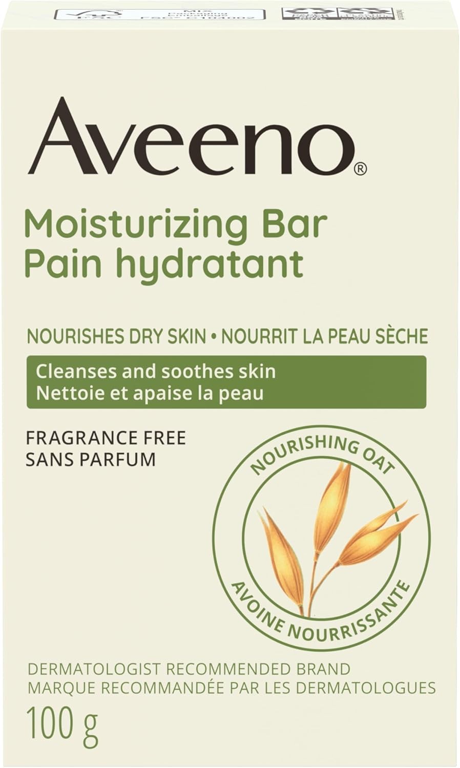 Aveeno Moisturizing Bar For Dry Skin, 3.5 Oz